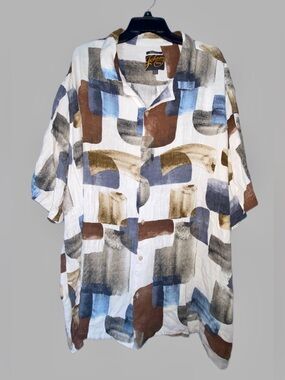 Mens plus size Johnny bigg 5XL short sleeve shirt